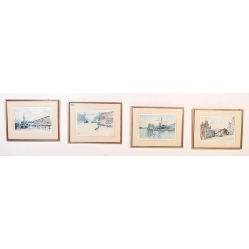 1158 - Louis Ward RWA (1913-2005)  - A collection of four 20th century limited edition signed prints of pas... 