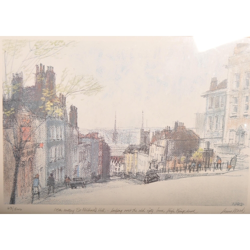 1158 - Louis Ward RWA (1913-2005)  - A collection of four 20th century limited edition signed prints of pas... 