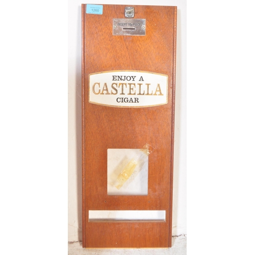 1260 - A retro and original 20th century circa. 1960's unused - new Castella cigar dispenser machine of rec... 