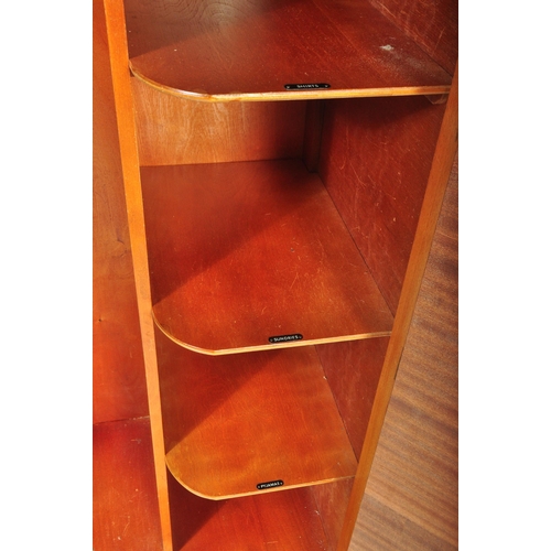 1283 - Wilton Furniture - An early 20th century circa. 1930's Art Deco era walnut bachelors wardrobe and dr... 