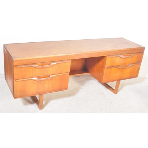 1312 - Avalon - A vintage retro mid 20th century circa. 1960's Avalon writing desk having a central kneehol... 