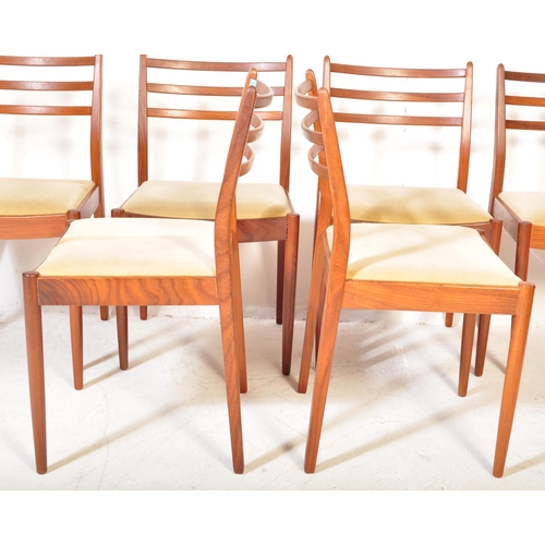 1344 - Victor B. Wilkins - G-Plan - A set of six retro vintage mid 20th century circa 1960s G-Plan teak woo... 