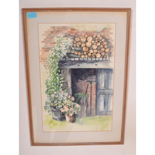 1532 - Wendy Jelbert (b. 1943) - British - An original signed watercolour on paper by Wendy Jelbert titled ... 