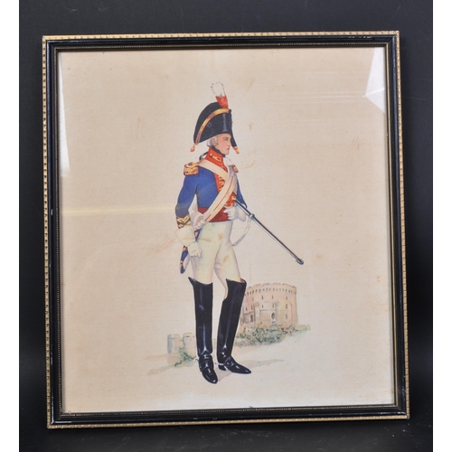 1699 - A collection of x6 assorted Napoleonic War interest framed prints of horse mounted infantry / cavalr... 