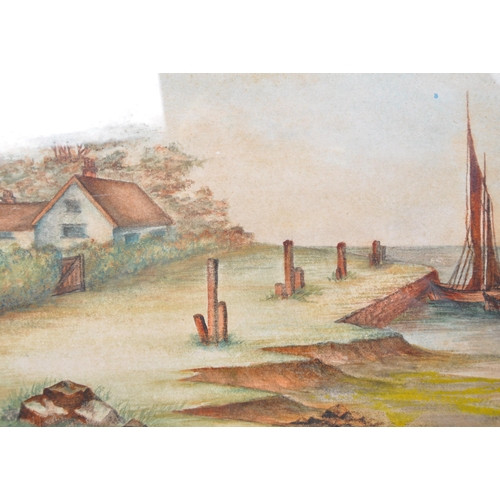 1703 - Pair of early 20th century watercolours signed in pencil to the margins by the artist (illegible) ea... 