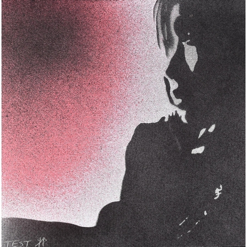 13 - SPQR (British b.1970)
 Untitled test
 Spray paint on card
 Signed / monogrammed to the verso
 20 x 2... 