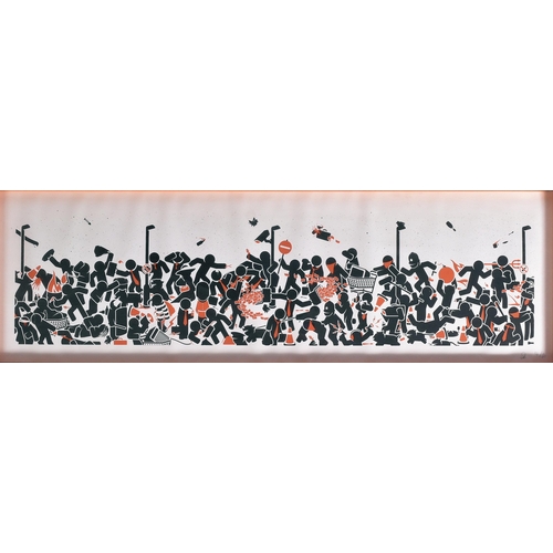 19 - Pahnl (British)
 Untitled
 Screen print on heritage Rag
 Signed and numbered 14/60 in pencil
 Framed... 