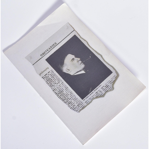 20 - Hugh Mendes (British b. 1955)
 Obituaries Pope John Paul II, 2006
 Oil on canvas
 Signed, titled and... 