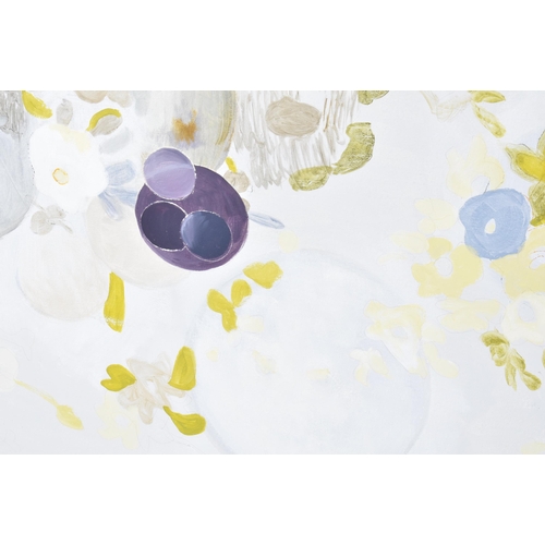 25 - Jan Langley (British b. 1959)
 Spheres, 2017
 Oil on canvas 
 Unsigned
 Frame 
 122 x 92 cm (48 x 36... 