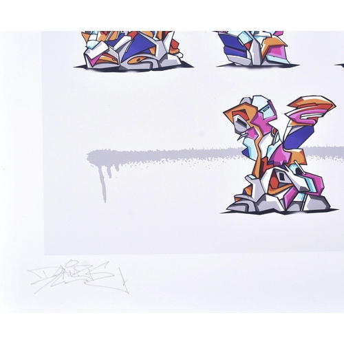 3 - Deams (British)
 Alphabet
 Giclee print
 Signed and A/P mark in pencil
 61 x 45 cm (24 x 18 in)

 To... 