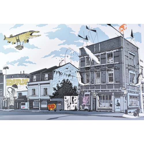 30 - Nick Walker (British b. 1969) & Various Artists
 First Great Weston, 2008
 Screen print in colours 
... 