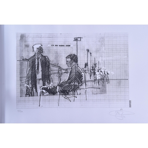 37 - Guy Denning (British b. 1965)
 Bristol Life, 2007
 43 Page photocopy plate booklet
 Each plate signe... 