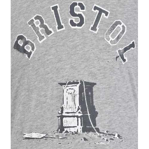 44 - Banksy (British b. 1974)
 Colston, 2021
 Stencil print on shirt
 Size S

 Banksy is a pseudonymous E... 