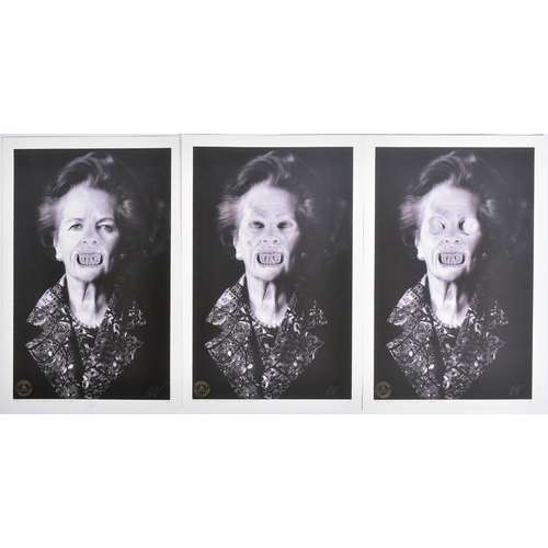 45 - MisterAtich (British)
 I Have A Dream - The Mortification Of Margaret III
 Three part triptych print... 