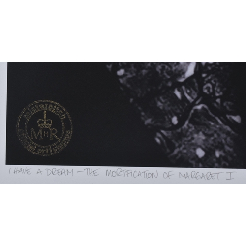 45 - MisterAtich (British)
 I Have A Dream - The Mortification Of Margaret III
 Three part triptych print... 