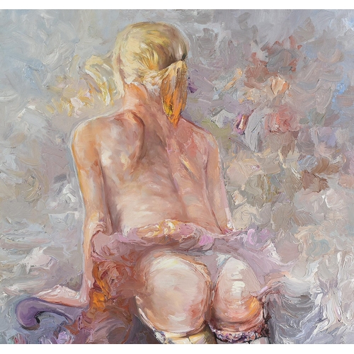 47 - Zdzisław Majrowski - Constantin Meyro (Polish b. 1952)
 Au Pair (The Housemaid), 2008
 Oil on canvas... 