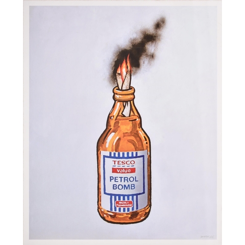 50 - Banksy (British b.1974)
 Tesco Value Petrol Bomb, 2011
 Offset lithograph in colour on smooth woven ... 