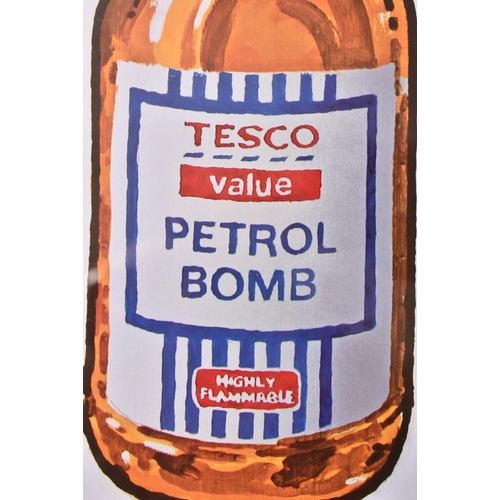 50 - Banksy (British b.1974)
 Tesco Value Petrol Bomb, 2011
 Offset lithograph in colour on smooth woven ... 