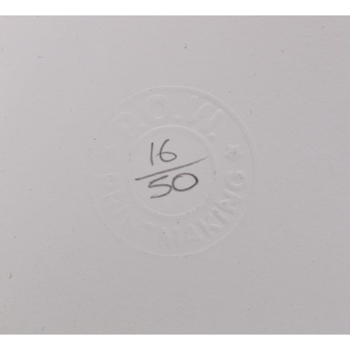 51 - Mudwig (British b. 1980)
 That’s All Folks, 2008
 Giclee print
 Signed and numbered 16/50 in pencil ... 