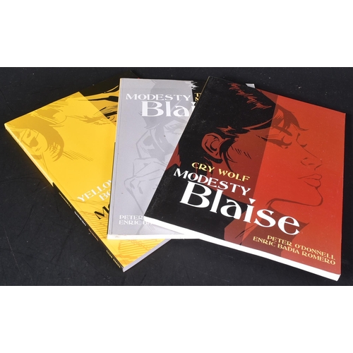 10 - Modesty Blaise - Graphic Novels - A collection of x3 Modesty Blaise comic books / graphic novels by ... 