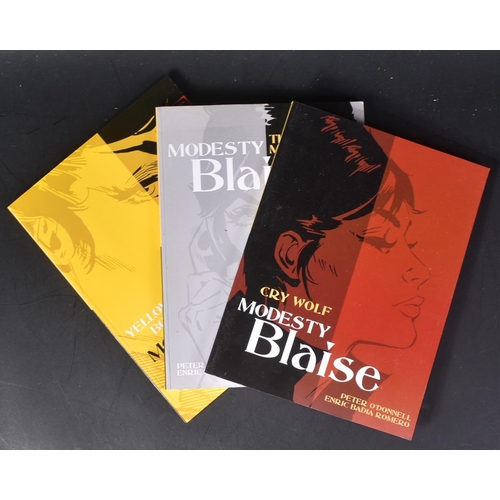 10 - Modesty Blaise - Graphic Novels - A collection of x3 Modesty Blaise comic books / graphic novels by ... 