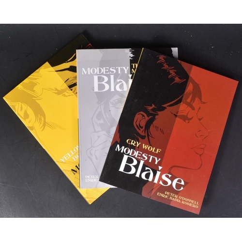 10 - Modesty Blaise - Graphic Novels - A collection of x3 Modesty Blaise comic books / graphic novels by ... 