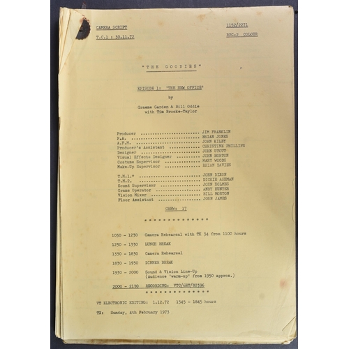 101 - The Goodies (BBC 1970-1982) - The New Office - original production used camera script for the Series... 