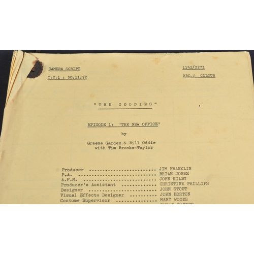 101 - The Goodies (BBC 1970-1982) - The New Office - original production used camera script for the Series... 