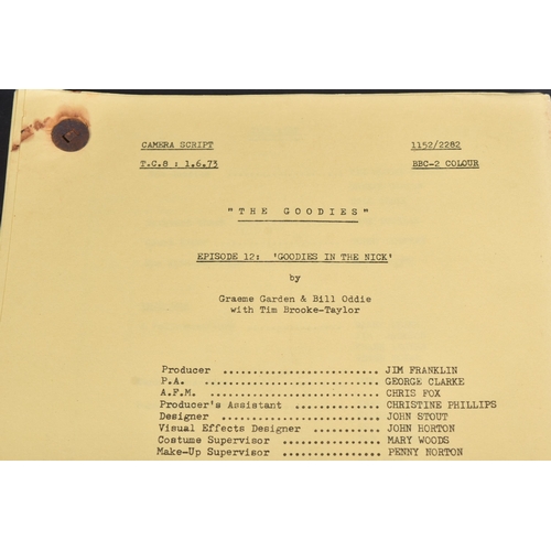 107 - The Goodies (BBC 1970-1982) - Goodies In The Nick - original production used camera script for the S... 