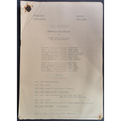 108 - The Goodies (BBC 1970-1982) - The Stone Age - original production used camera script for the Series ... 