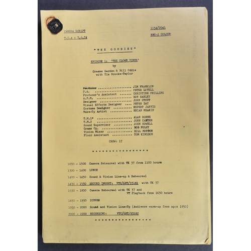 109 - The Goodies (BBC 1970-1982) - The Clown Virus - original production used camera script for the Serie... 