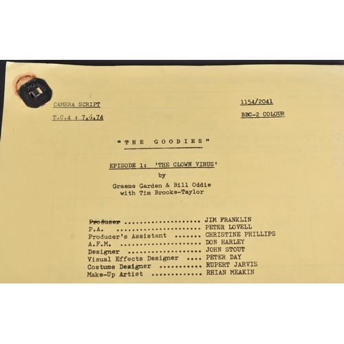 109 - The Goodies (BBC 1970-1982) - The Clown Virus - original production used camera script for the Serie... 