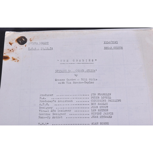 111 - The Goodies (BBC 1970-1982) - South Africa - original production used camera script for the Series 5... 