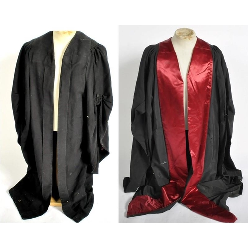 119 - Unknown Production - Props - x2 vintage school master's capes; both made by Ede & Ravenscroft Ltd an... 