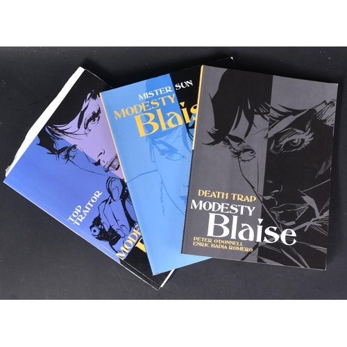 12 - Modesty Blaise - Graphic Novels - A collection of x3 Modesty Blaise comic books by Peter O'Donnell. ... 