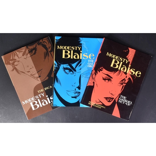 13 - Modesty Blaise - Graphic Novels - A collection of x3 Modesty Blaise comic books by Peter O'Donnell. ... 