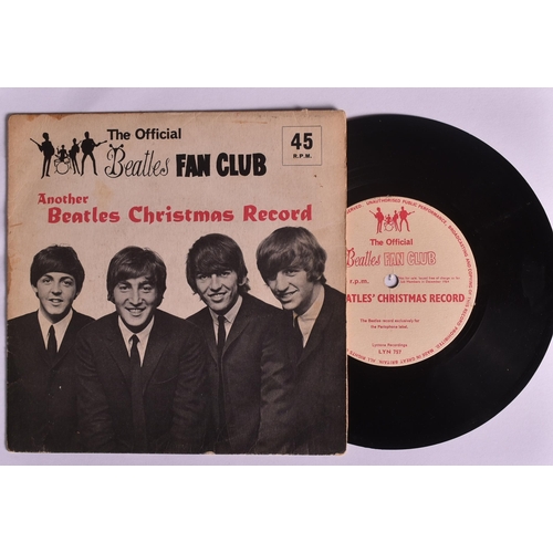 133 - The Beatles - original 1964 'Another Beatles Christmas Record' Official Fan Club flexidisc 45rpm rec... 