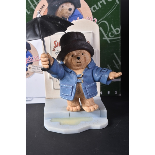 134 - Paddington – Robert Harrop – x2 figurines: PB03 Paddington Feeds The Birds and PB04 Singing In The R... 