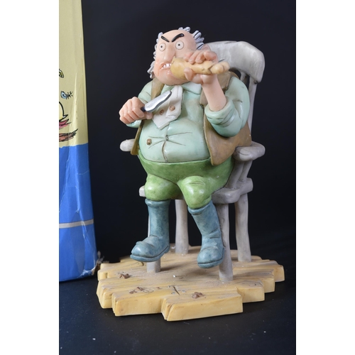 139 - The World Of Roald Dahl - Robert Harrop - RD21 Boggis. Highly detailed resin statues based on the Qu... 