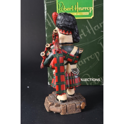 142 - Doggie People - Robert Harrop - A collection of x4 figures; DP164 Westie Bagpiper, DP160 Miner (RHD ... 