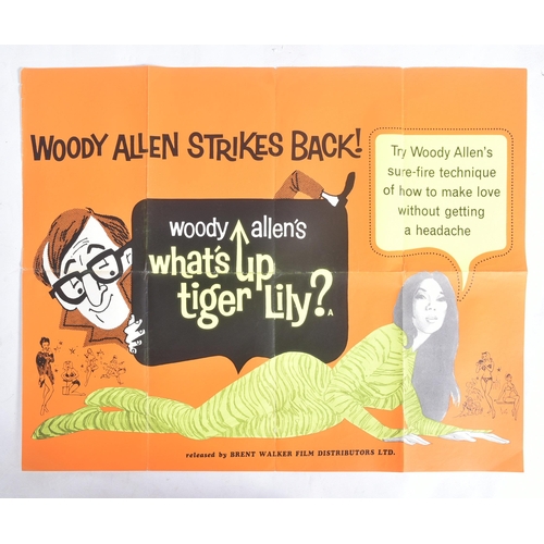 144 - What's Up, Tiger Lilly? (1966 American Comedy Film Directed By Woody Allen) - original British quad ... 