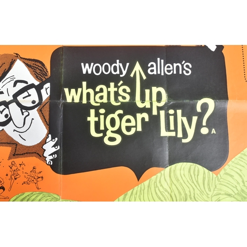 144 - What's Up, Tiger Lilly? (1966 American Comedy Film Directed By Woody Allen) - original British quad ... 