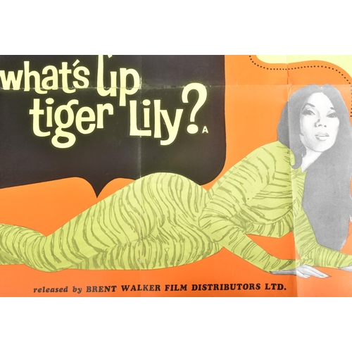 144 - What's Up, Tiger Lilly? (1966 American Comedy Film Directed By Woody Allen) - original British quad ... 