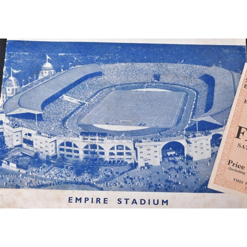 152 - Football Programmes - Final Tie Saturday May 2nd 1953 between Blackpool V Bolton Wanderers, comprisi... 