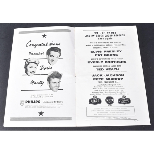 159 - Music Autographs - an original Poll Winners' Concert Programme from 1958-59, signed by several of th... 