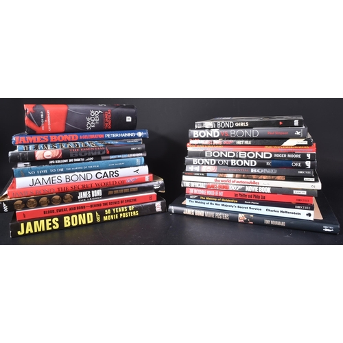 16 - James Bond 007 - A large collection of James Bond related hardback books by various publishers cover... 