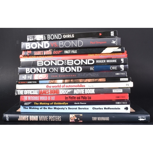 16 - James Bond 007 - A large collection of James Bond related hardback books by various publishers cover... 