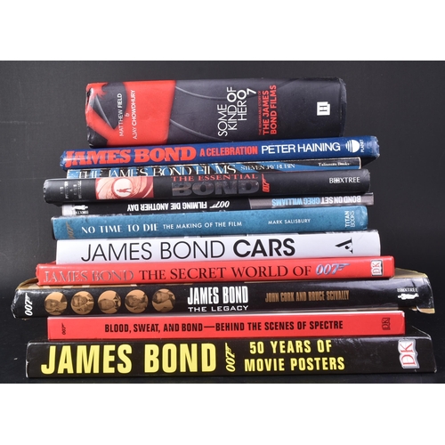 16 - James Bond 007 - A large collection of James Bond related hardback books by various publishers cover... 