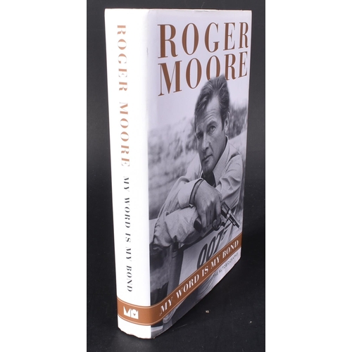 17 - James Bond 007 - Roger Moore (1927-2017) - My Word Is My Bond - autographed edition by Roger Moore o... 