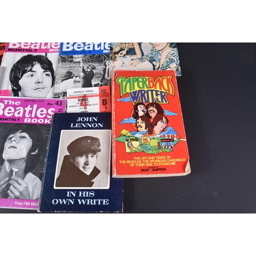 173 - The Beatles - a collection of assorted vintage Beatles related ephemera, comprising; a German 'Ein F... 